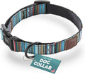 Embark Adventure Small Dog Collar – Stylish, Durable Nylon, Adjustable & Comfortable, Strong Buckle, Unisex
